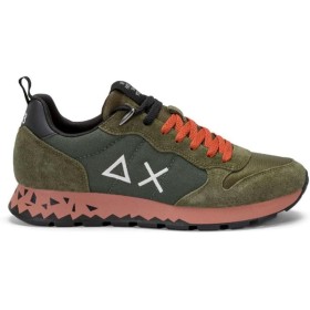 SCARPA UOMO SUN 68 TOM SNAKE MILITARE SCURO