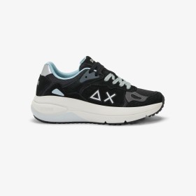 SCARPA SUN 68 DONNA VENUS SUEDE NERO