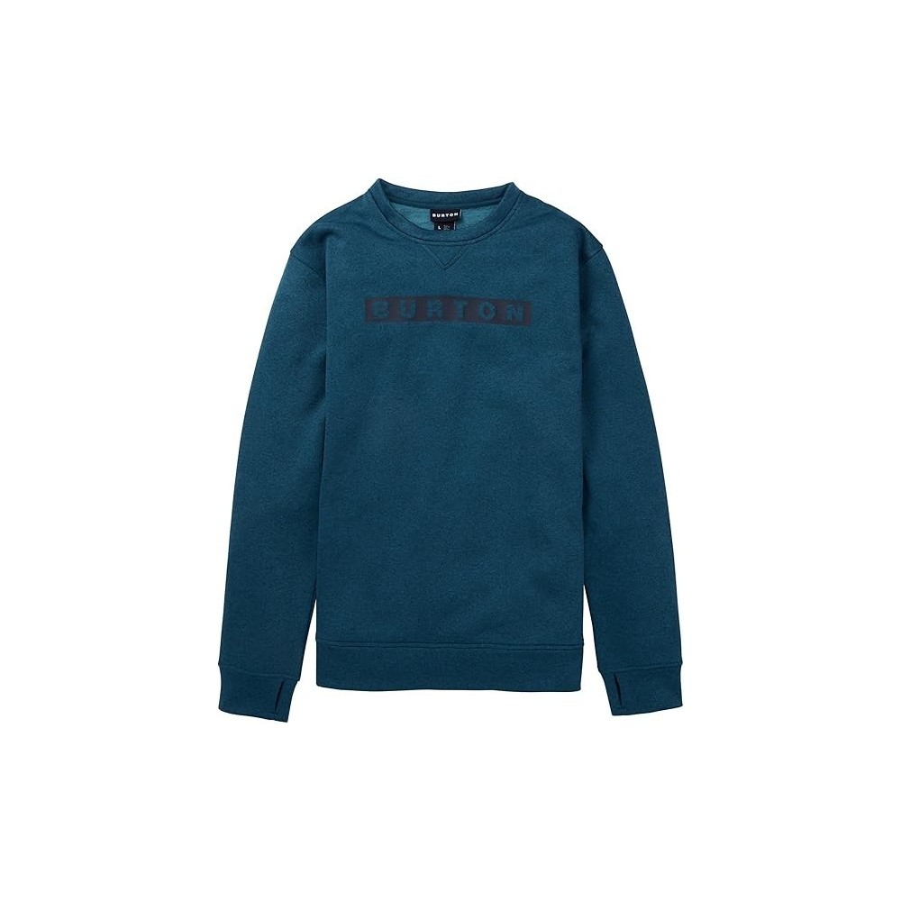 FELPA BURTON DEEP EMERALP UOMO