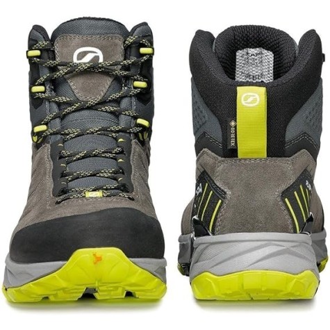 SCARPONCINO TREKKING UOMO SCARPA RUSH TRK GTX TITANIUM LIME