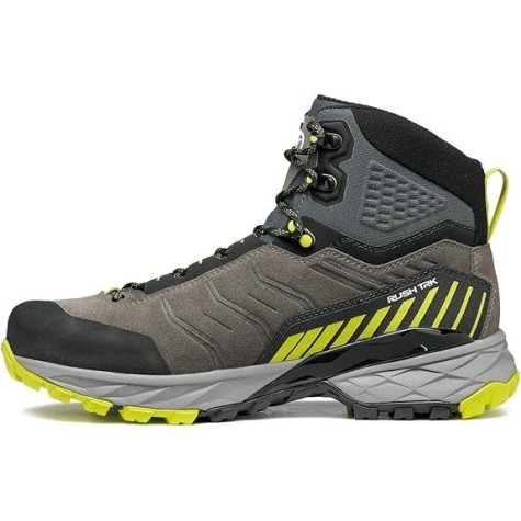 SCARPONCINO TREKKING UOMO SCARPA RUSH TRK GTX TITANIUM LIME