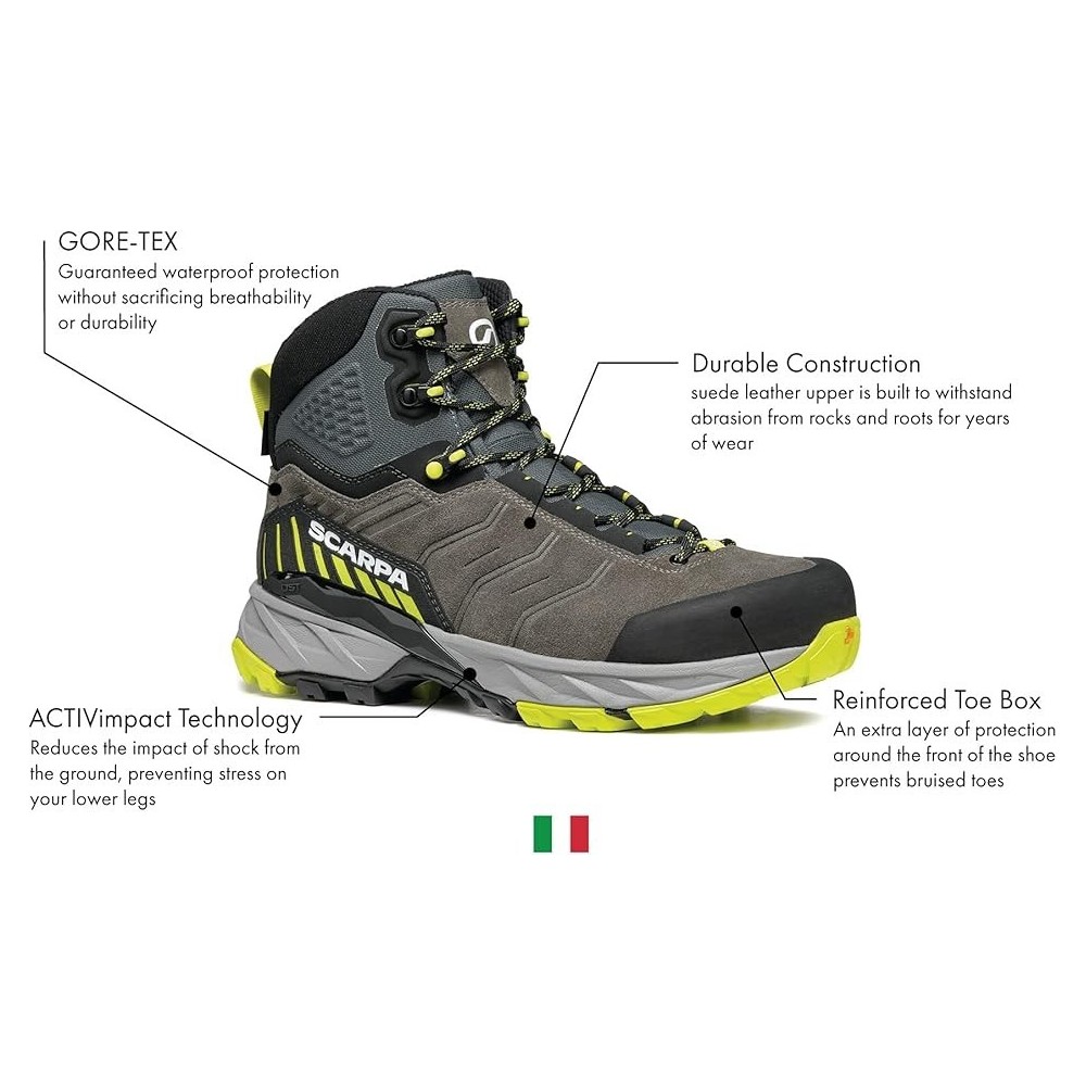 SCARPONCINO TREKKING UOMO SCARPA RUSH TRK GTX...