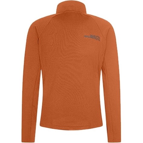 FLEECE ZIP LUNGA UOMO ARROWS MOCK RUST