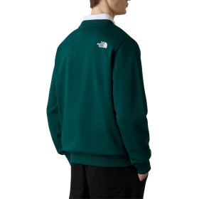 FELPA GIROCOLLO THE NORTH FACE VERDE UOMO 2