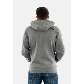 FELPA THE NORTH FACE GRIGIO ZIP LUNGA UOMO 2