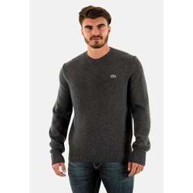 MAGLIONCINO LACOSTE GIROCOLLO GRIGIO AH 2916
