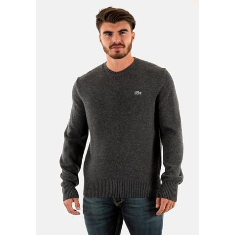 MAGLIONCINO LACOSTE GIROCOLLO GRIGIO AH 2916