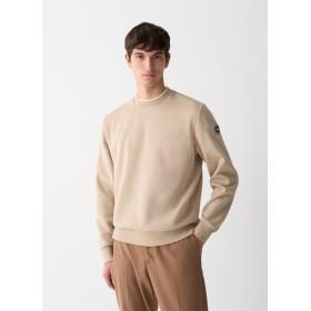 FELPA GIROCOLLO COLMAR UOMO BEIGE 8232R 2