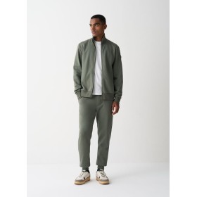 FELPA ZIP LUNGA VERDE COLMAR UOMO 6203R