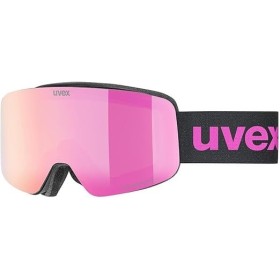 MASCHERA SCI UVEX PWDR FM GREEN CLEAR  PINK