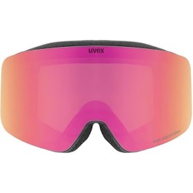 MASCHERA SCI UVEX PWDR FM GREEN CLEAR  PINK 2