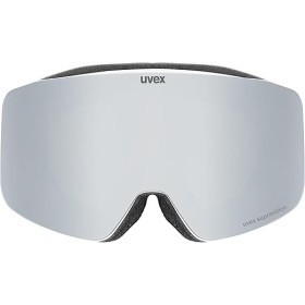 MASCHERA SCI UVEX PWDR FM GREEN CLEAR  WHITE MATT
