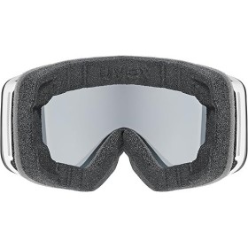 MASCHERA SCI UVEX PWDR FM GREEN CLEAR  WHITE MATT 2