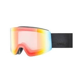 MASCHERA SCI UVEX PWDR FM GREEN CLEAR  RAIMBOW MIRROR