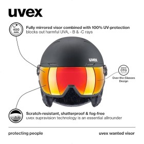 CASCO SCI UVEX WANTED VISOR BLACK 2