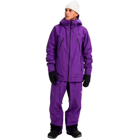 giacca snow burto m gore rsrv ins jk viola uomo