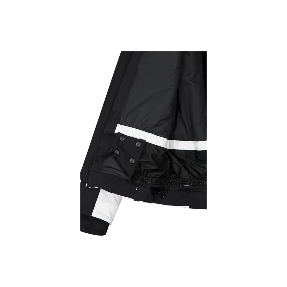 CMP Giacca da donna con cerniera, colore nero