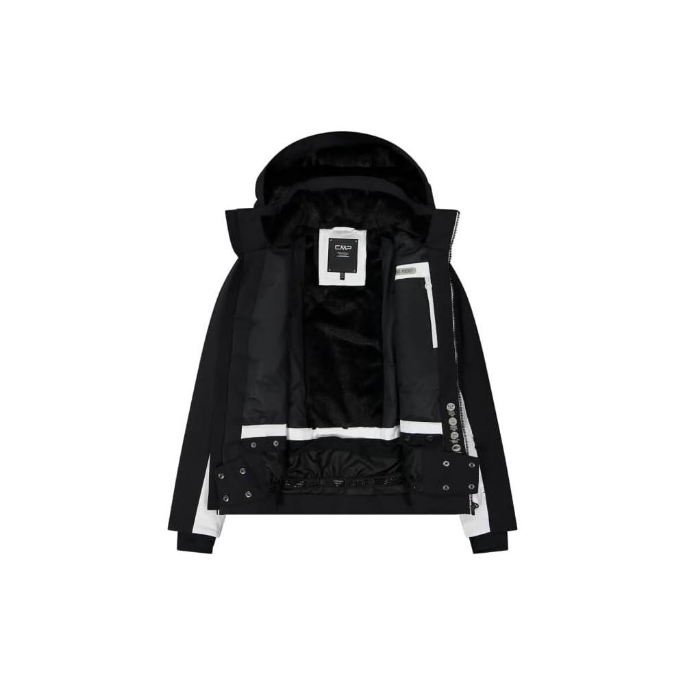 CMP Giacca da donna con cerniera, colore nero