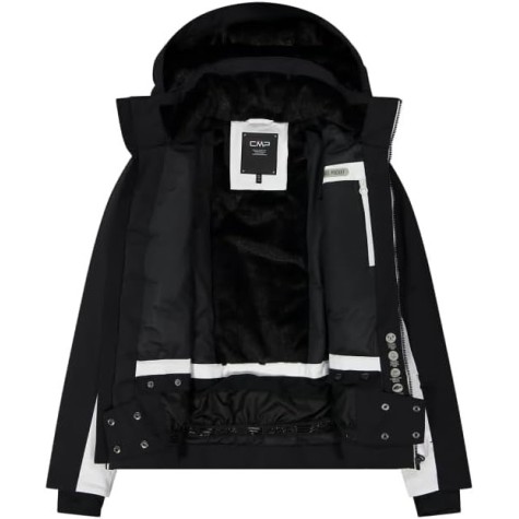 CMP Giacca da donna con cerniera, colore nero