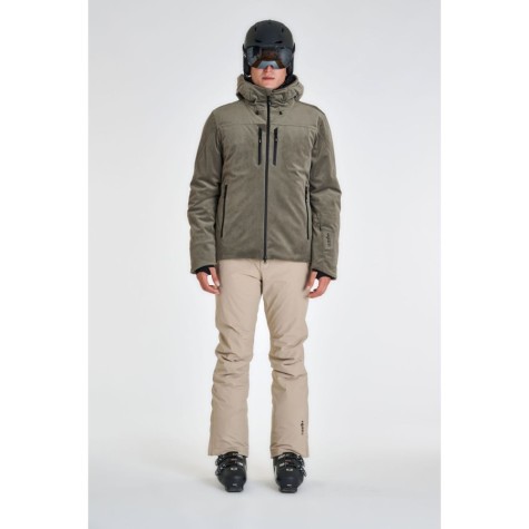 GIACCA SCI RH + BIMATERIC VELVET JACKET IVY GREEN BLACK