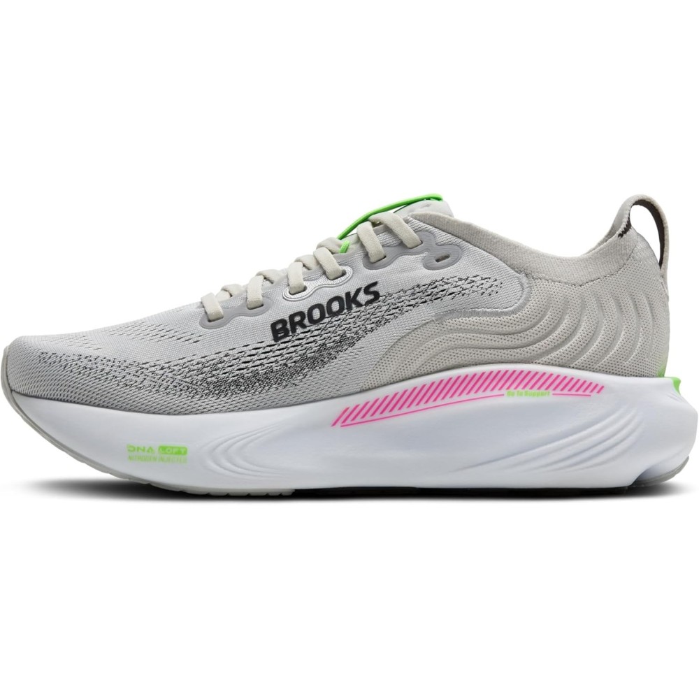 BROOKS adrenaline gts 25 oyster pink green