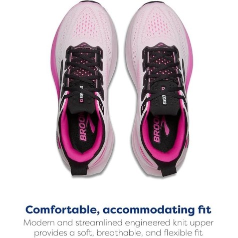 BROOKS glycerin25 woman white phontom cyber pink