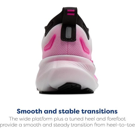 BROOKS glycerin25 woman white phontom cyber pink