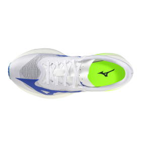 MIZUNO RUNNING HIPERWARP WOMAN WHITE CITRON 2